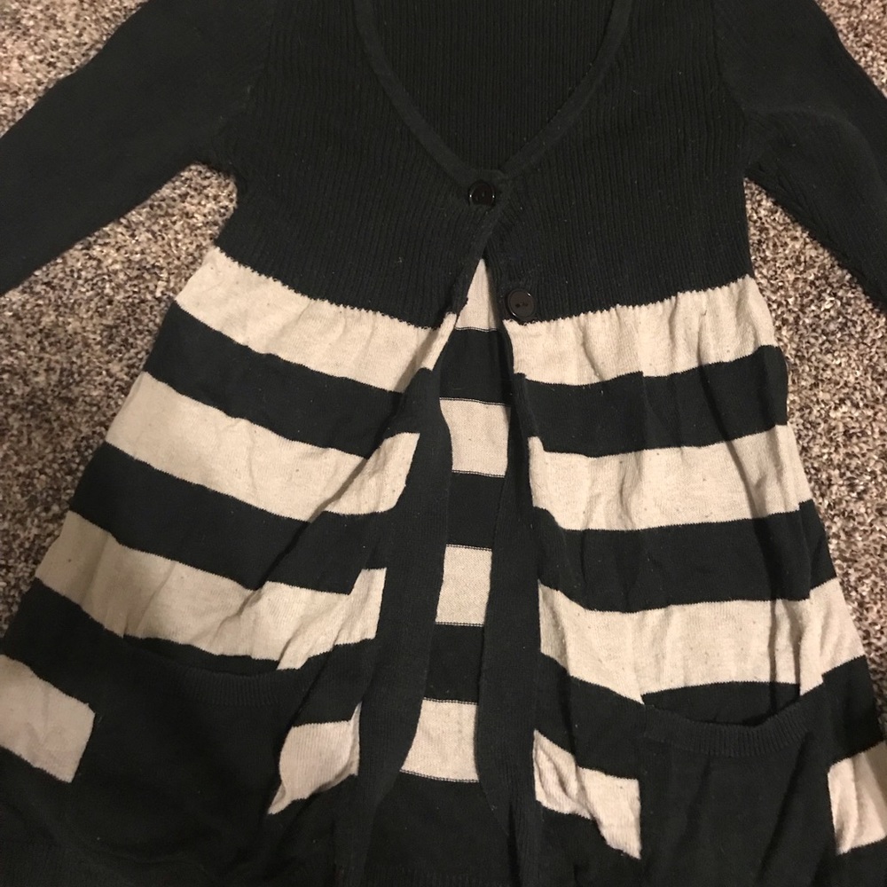 Striped cardigan